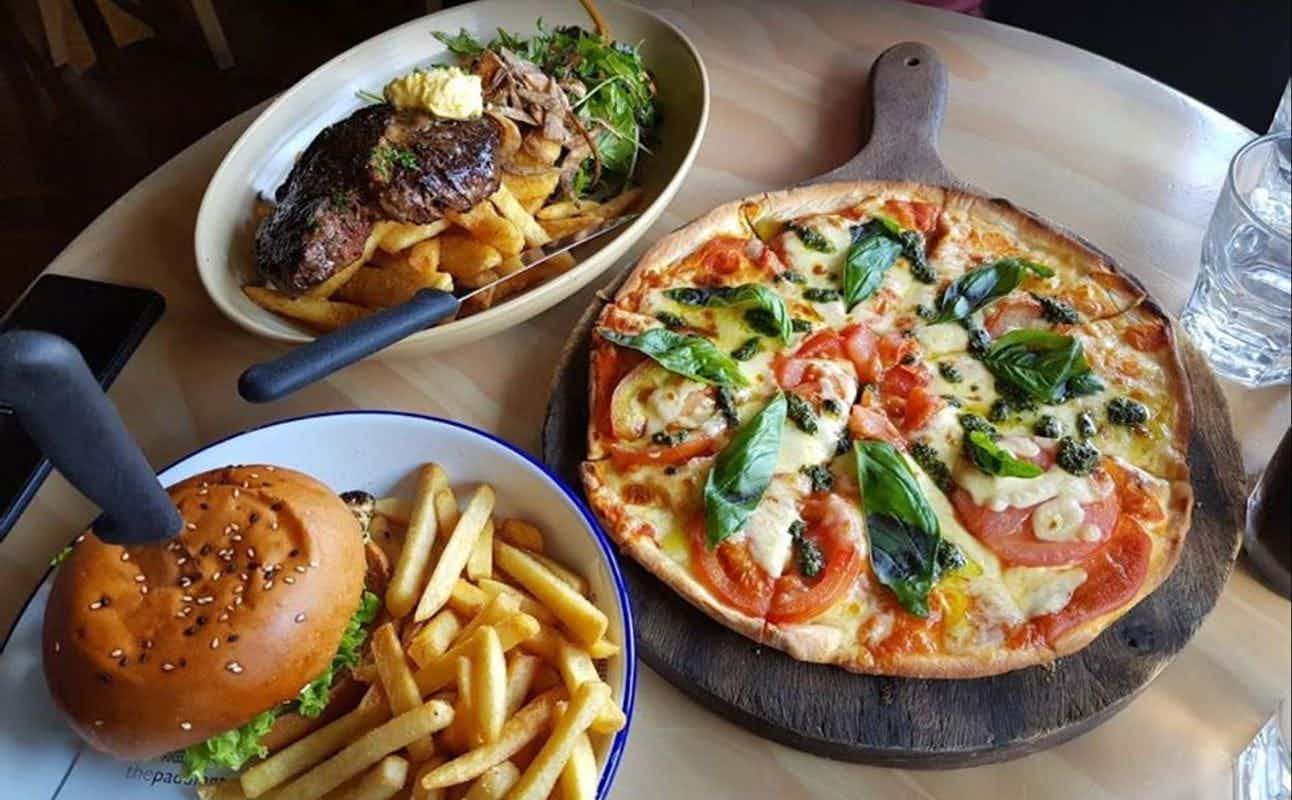 Enjoy American, Pizza, Gluten Free Options, Bars & Pubs, Sports Bar, Indoor & Outdoor Seating, $$$ and Groups cuisine at The Paddington in Parnell, Auckland