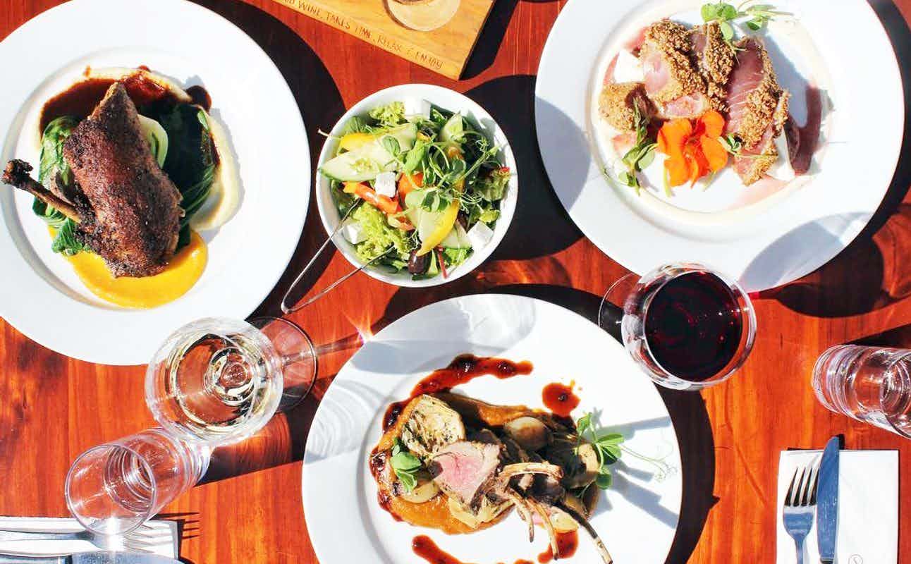 Enjoy Cafe, Brunch and Mediterranean cuisine at Soljans Estate Winery Café in Kumeu, Auckland