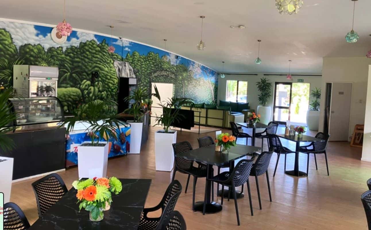 Enjoy Cafe, Brunch, Vegan options, Vegetarian options, Dairy free options, Gluten Free options, Restaurant, Indoor & outdoor seating, $$$, Business meetings, Families, Groups, Special occasion and Hidden gems cuisine at The Secret Waterfall Garden Café in Patumahoe, Auckland