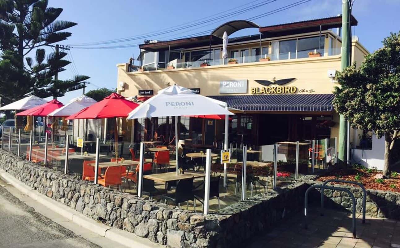 Enjoy Pub Food cuisine at Blackbird Cafe & Bar in Sumner, Christchurch