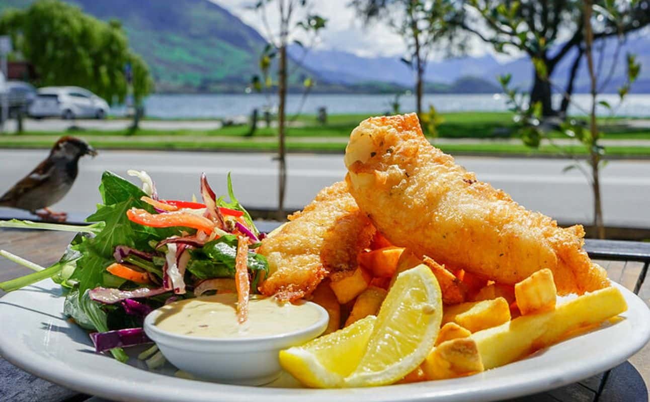 Enjoy New Zealand cuisine at Trout Café Restaurant and Bar in Wanaka
