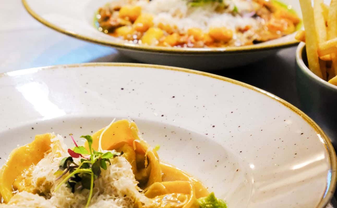 Enjoy Family, Vegetarian, Italian, Gluten Free options, Vegetarian options, Restaurant, Cafe, Late night, Table service, Street parking, $$$, Families, Groups, Date night, Special occasion, Hidden gems and Business meetings cuisine at A'mano Authentic Pasta & Cucina in Christchurch Central, Christchurch