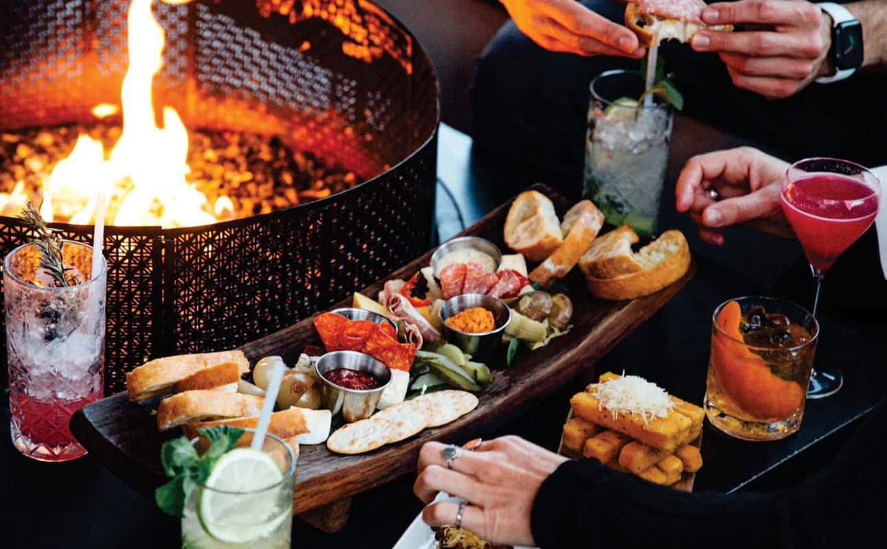 Enjoy Small plates, International, Vegetarian options, Bars & pubs, Late night, Indoor & outdoor seating, $$, Bar scene, Live music and Views cuisine at The Sundeck in Queenstown CBD, Queenstown