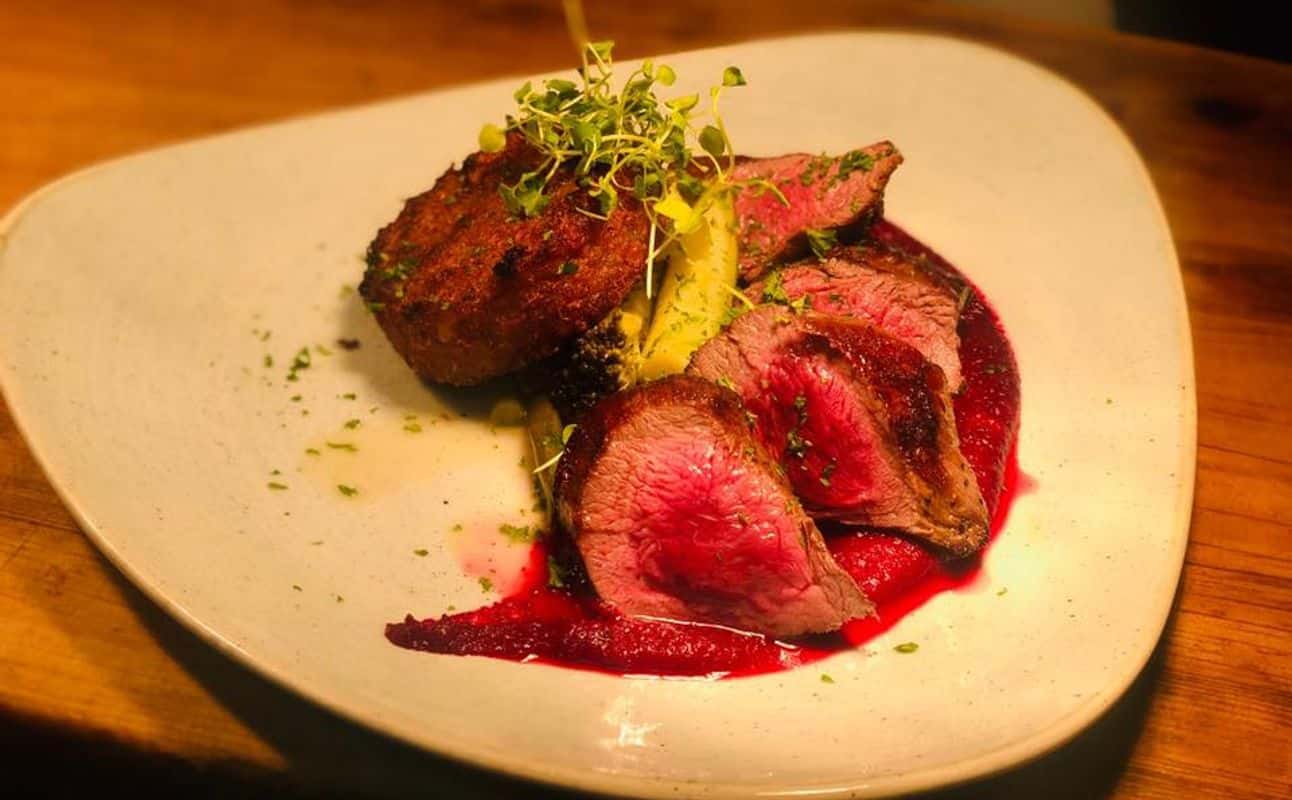 Enjoy New Zealand, Gluten Free options, Vegan options, Vegetarian options, Restaurant, Indoor & outdoor seating, Street parking, Highchairs available, Table service, $$, Groups, Families, Wine bar and Date night cuisine at The Cyprus Tree in Ohakune, Manawatu