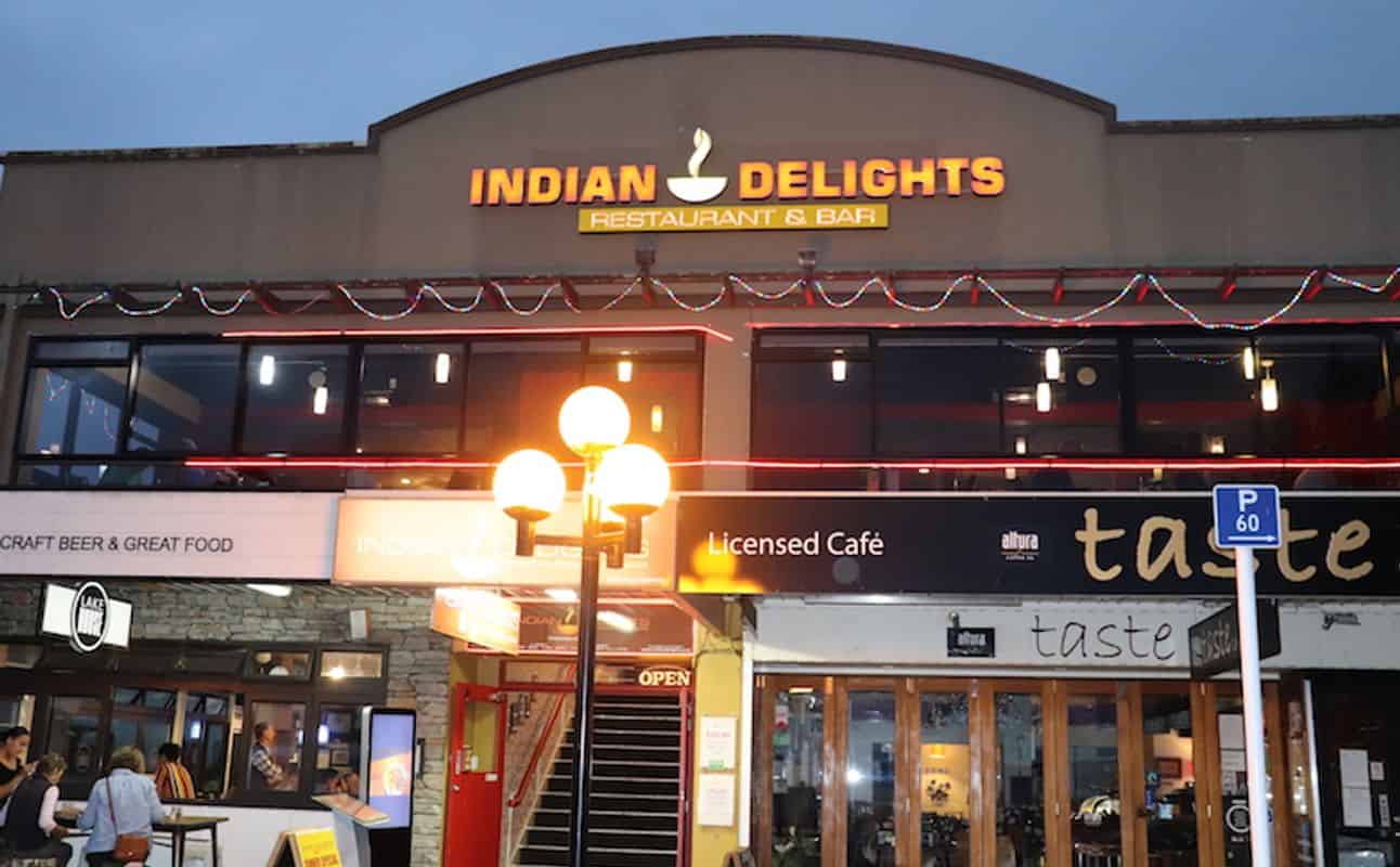 Enjoy Indian and Vegetarian cuisine at Indian Delights Taupo - Lake View Indian Restaurant & Bar in Taupo