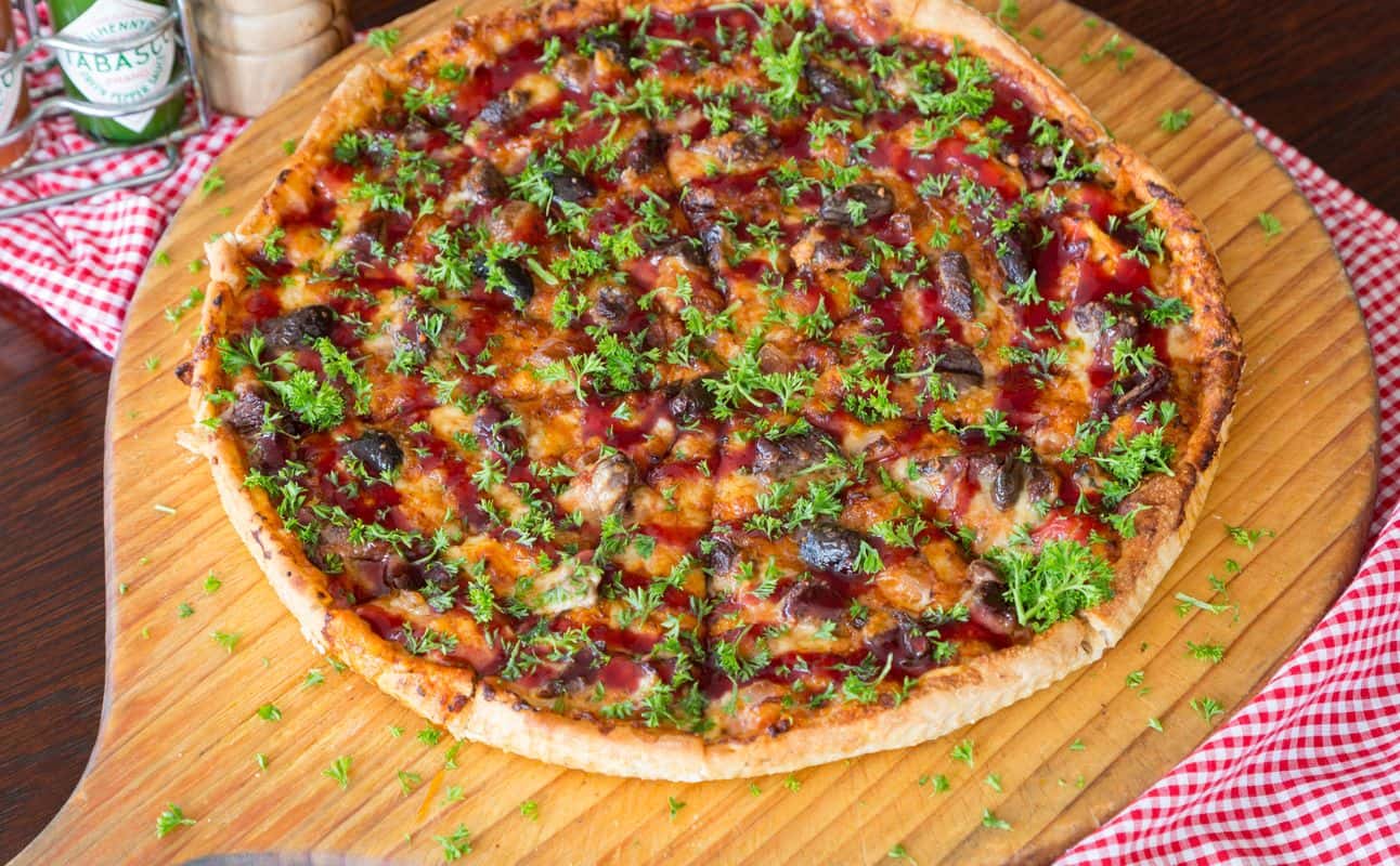 Enjoy Pizza, Family, Italian, Vegetarian options, Late night, Restaurant, Private dining, $$, Groups and Families cuisine at Spagalimis Pizzeria CBD in Christchurch Central, Christchurch