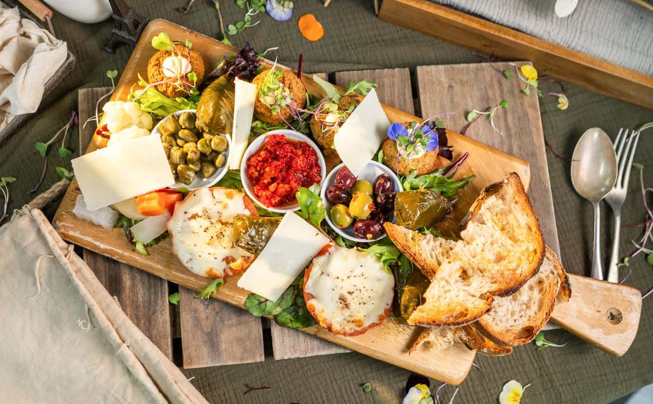 Enjoy Mediterranean, Italian, Pizza, Vegetarian options, Vegan options, Gluten Free options, Restaurant, Highchairs available, Indoor & outdoor seating, Table service, Wheelchair accessible, $$$, Families and Groups cuisine at Mediterranean Foods Trattoria & Deli Kapiti in Paraparaumu, Kapiti Coast