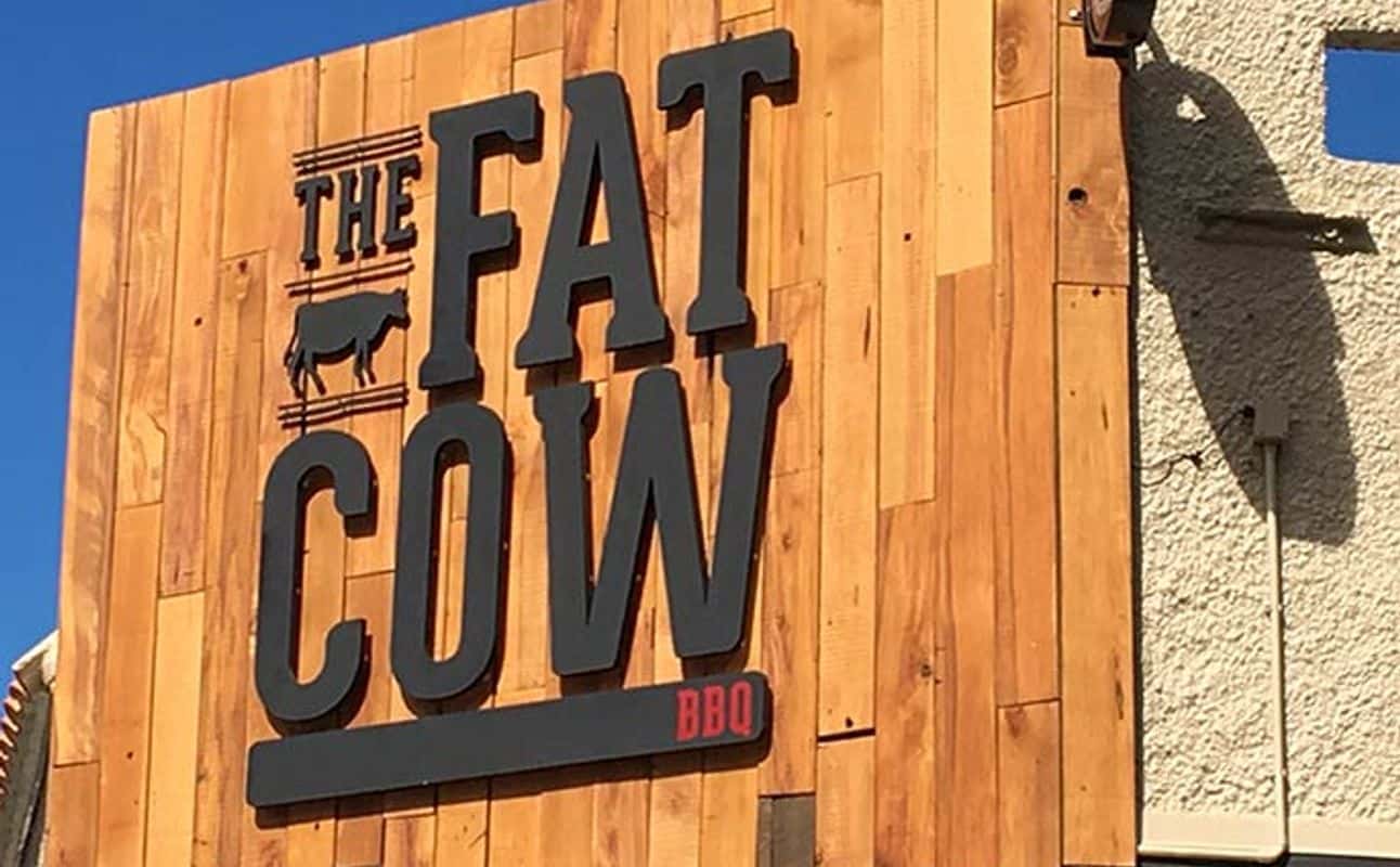 Enjoy BBQ, Steakhouse, Grill & barbeque, Vegetarian options, Gluten Free options, Restaurant, Indoor & outdoor seating, Highchairs available, Wheelchair accessible, Table service, Street parking, Free wifi, $$$$ and Groups cuisine at The Fat Cow BBQ in Mount Maunganui, Bay Of Plenty