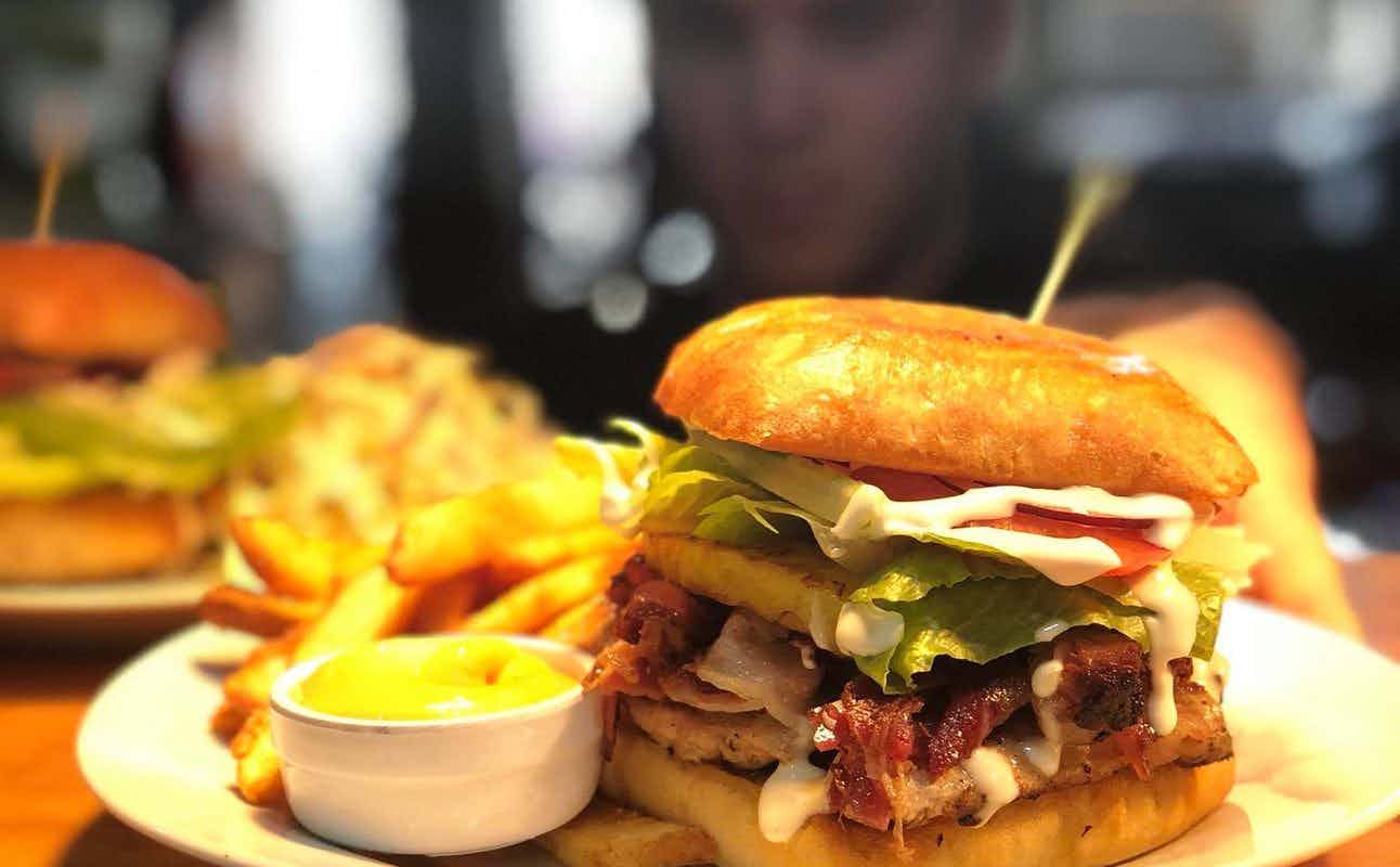 Enjoy Burgers and Pizza cuisine at The Butter Factory in Whangarei