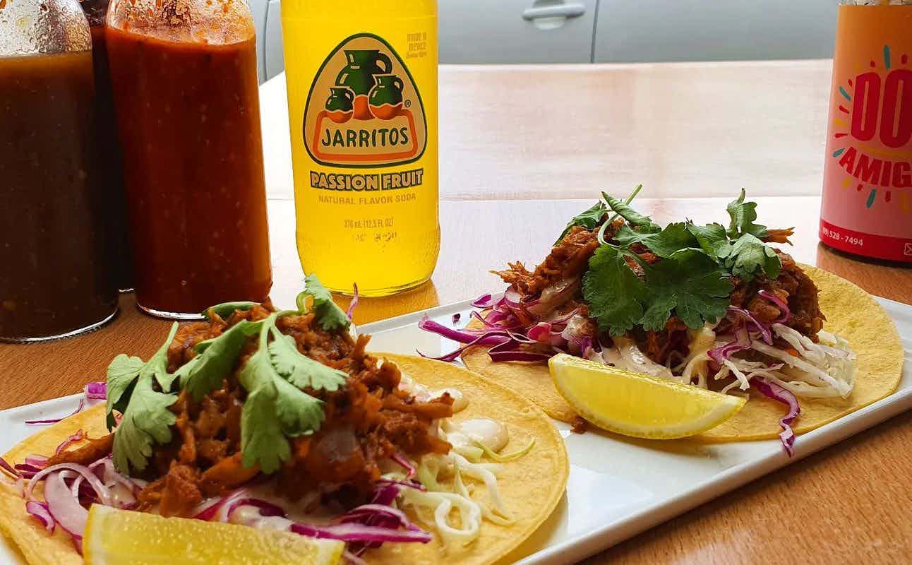 Enjoy Mexican cuisine at Dos Amigos Cantina in Mission Bay, Auckland