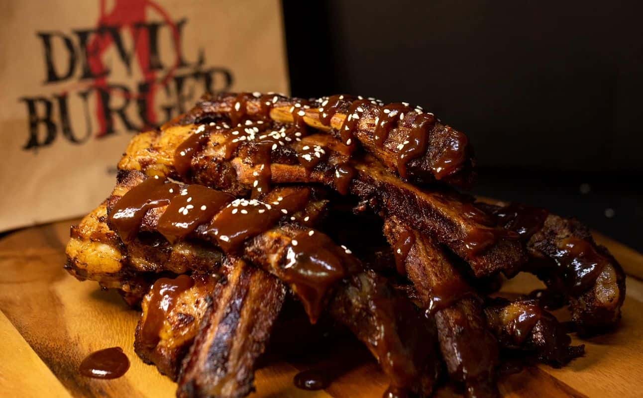 Enjoy Burgers, Gluten Free options, Restaurant, Indoor & outdoor seating, Wheelchair accessible, Table service, $$$, Groups and Families cuisine at Devil Burger in Invercargill, Southland