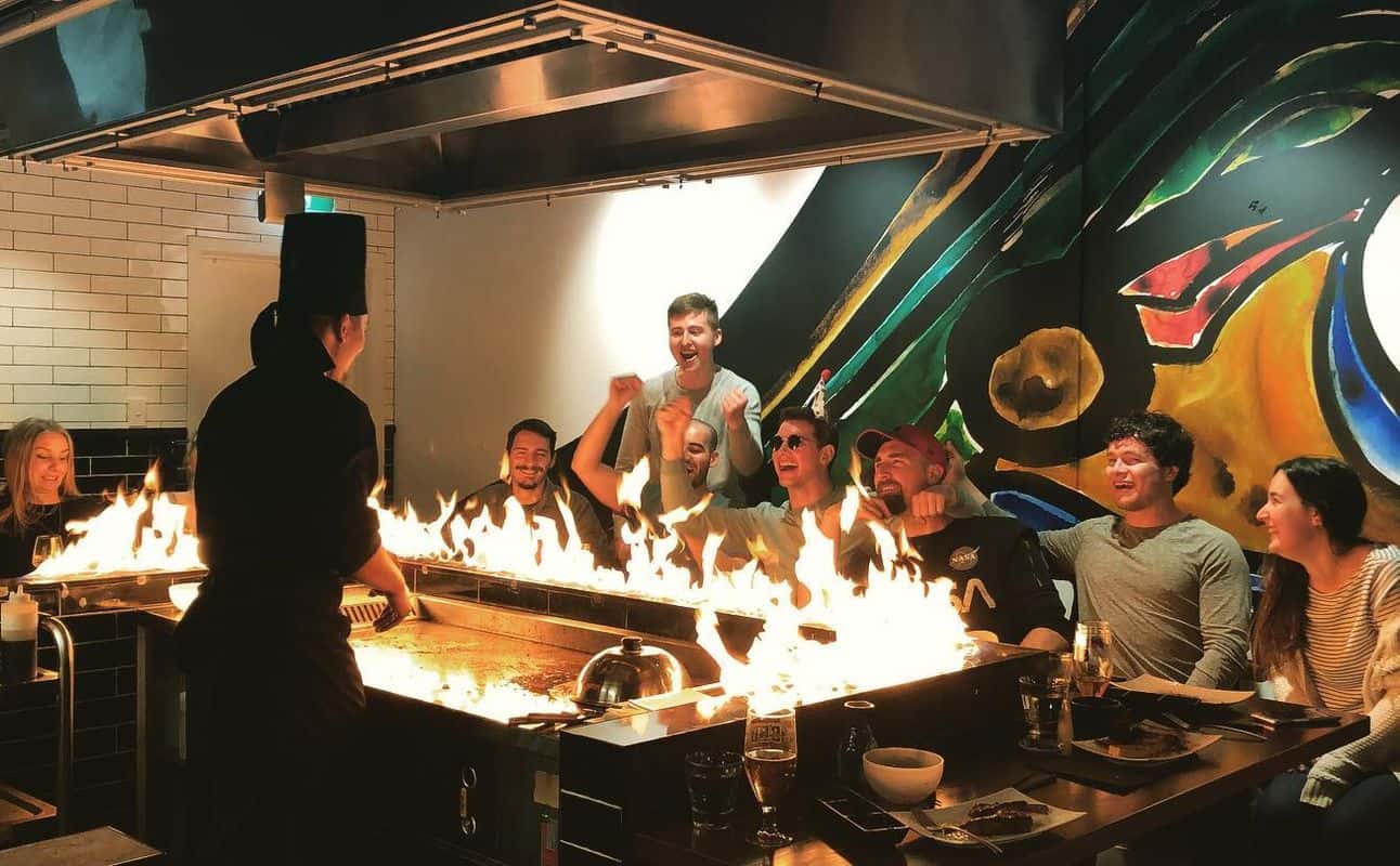 Enjoy Japanese, Gluten Free options, Vegetarian options, Restaurant, Child friendly, Wheelchair accessible, Table service, Street parking, $$$$, Families, Groups and Date night cuisine at Hikari Teppanyaki in Frankton, Queenstown