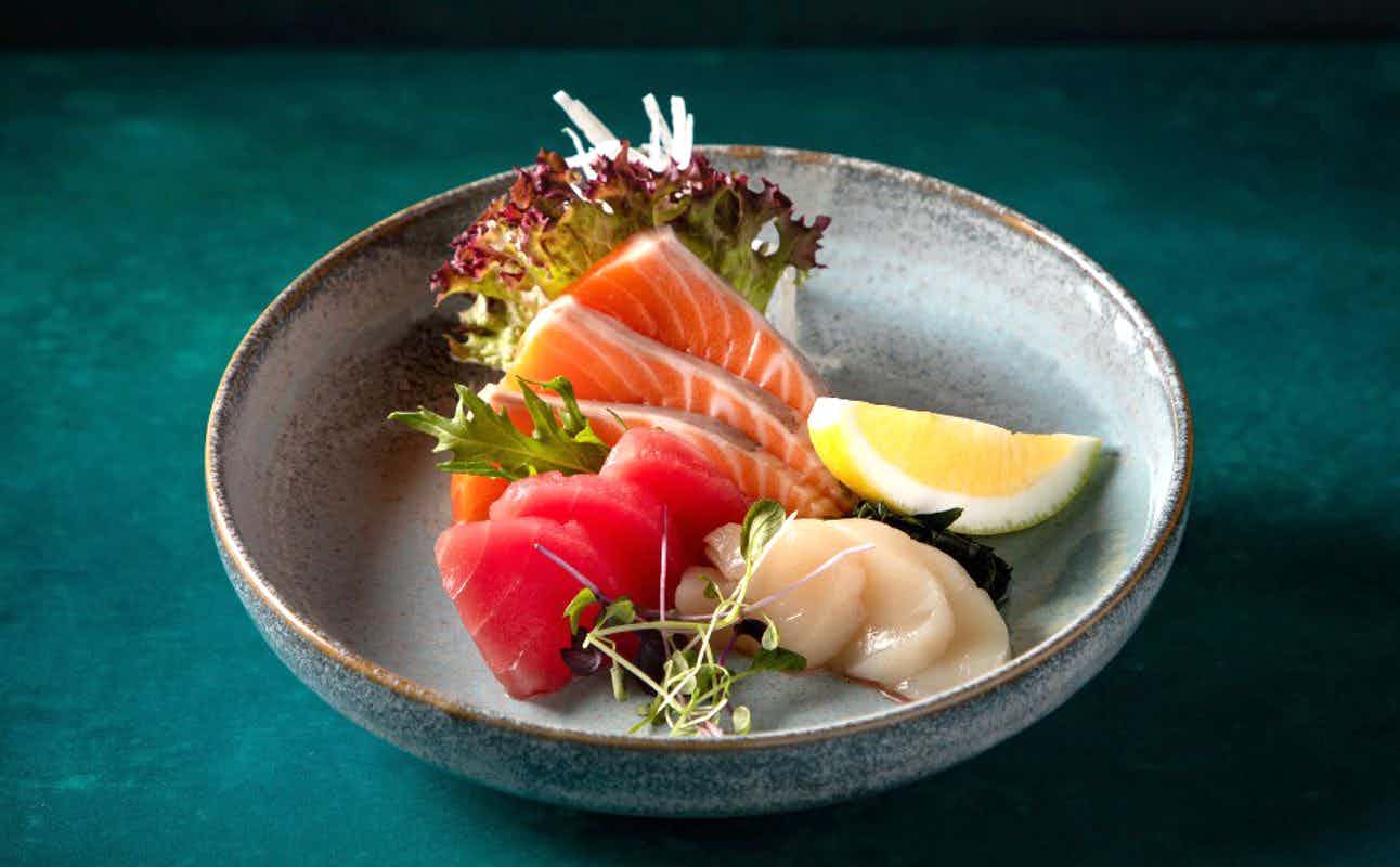 Enjoy Japanese, Asian, Gluten Free Options, Vegan Options, Vegetarian options, Restaurant, Child-Friendly, Table service, Free onsite parking, $$, Families, Special Occasion, Groups and Business Meetings cuisine at Tanoshi Five Mile in Frankton, Queenstown