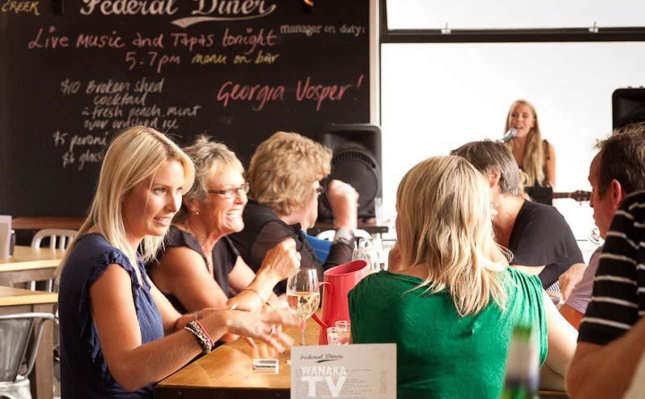 Enjoy Pub Food, New Zealand and Small plates cuisine at Federal Diner Cafe & Bar in Wanaka
