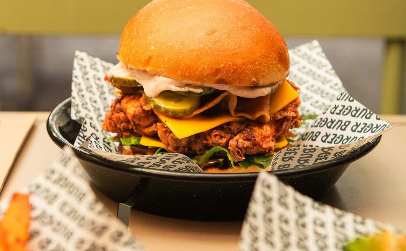 Enjoy Burgers, Vegan options, Vegetarian options, Restaurant, Table service, $$, Families and Groups cuisine at Burger Burger Christchurch in Christchurch Central, Christchurch