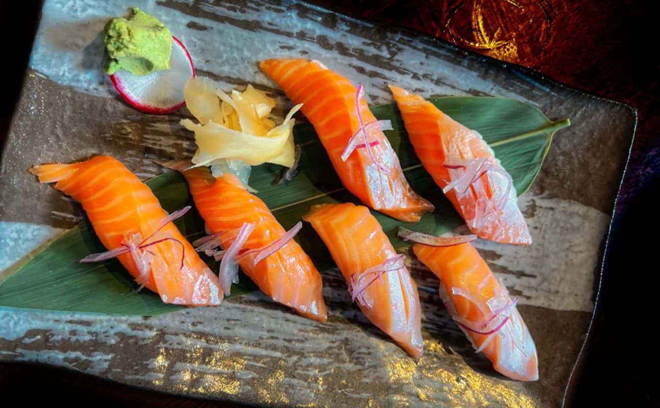 Enjoy Japanese, Vegetarian options, Vegan options, Wine bar, Restaurant, Free onsite parking, Private dining, $$, Groups, Families and Kids cuisine at CAVE - Japanese Sake & Tapas in Arrowtown, Queenstown