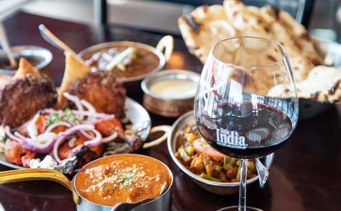 Enjoy Asian, Indian and Vegetarian cuisine at Little India Spitfire in Spitfire Square, Christchurch