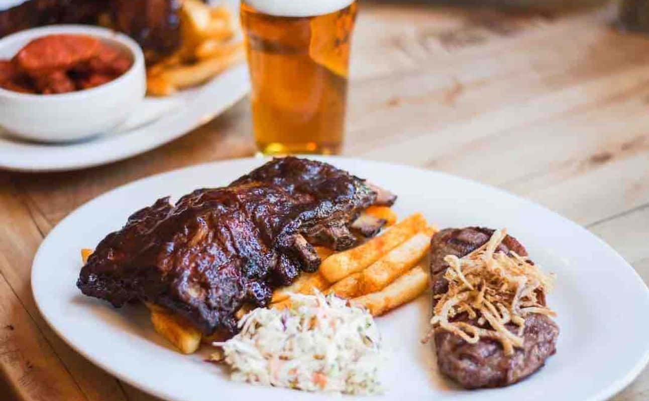 Enjoy New Zealand, Steakhouse, Gluten Free options, Vegetarian options, Restaurant, Late night, Table service, Highchairs available, Street parking, Indoor & outdoor seating, $$$, Families and Groups cuisine at Brazz Steakhouse & Bar in Queenstown CBD, Queenstown