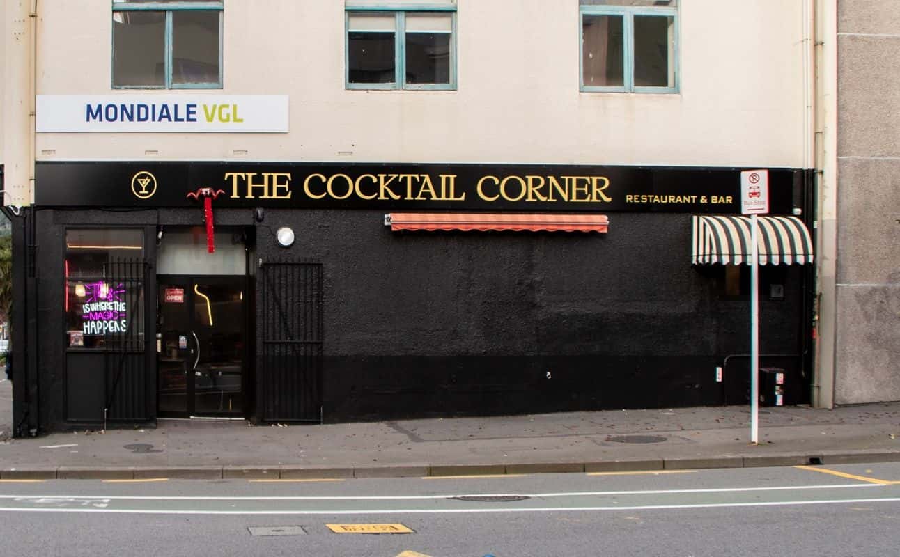 Enjoy New Zealand, Italian, Vegan options, Bars & pubs, $$, Groups, Date night, Hidden gems and Business meetings cuisine at The Cocktail Corner in Te Aro, Wellington