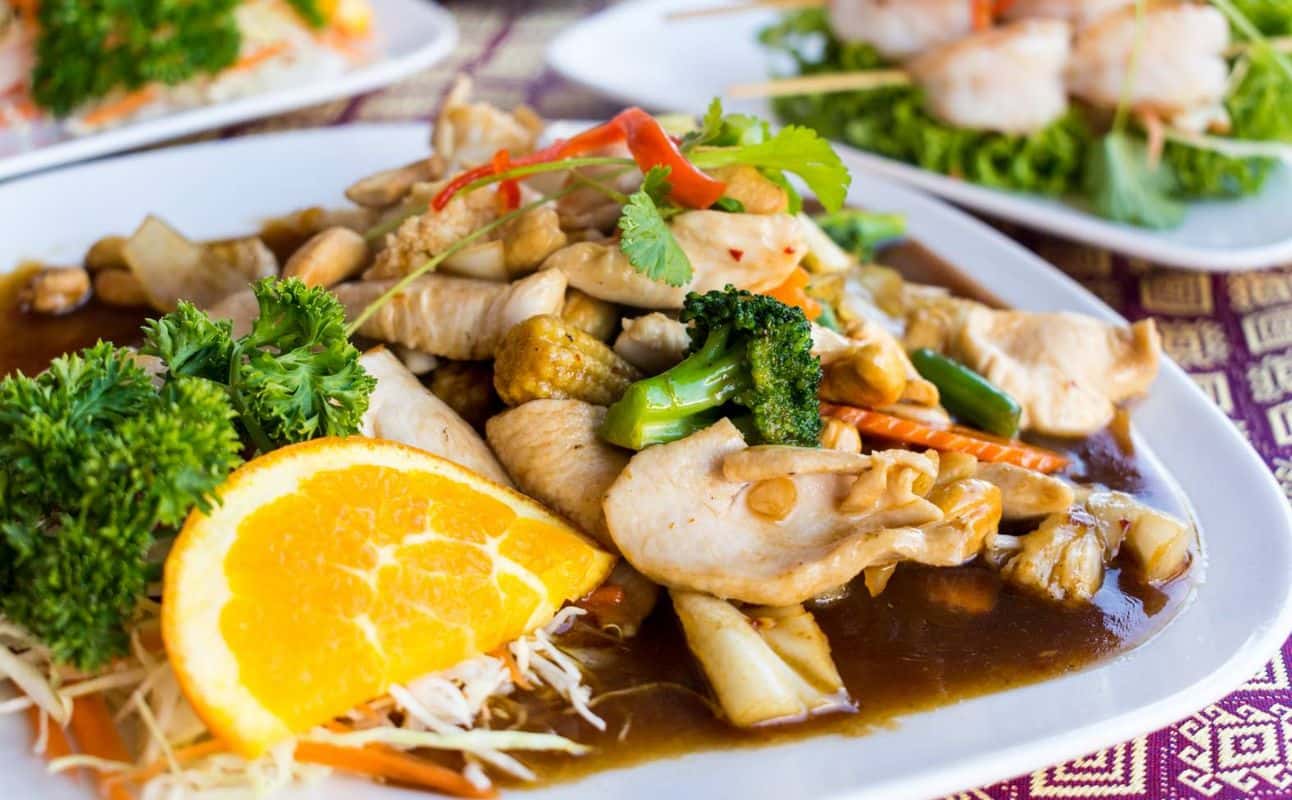 Enjoy Thai, Gluten Free options, Vegan options, Vegetarian options, Restaurant, Highchairs available, Wheelchair accessible, Table service, $$$, Groups and Families cuisine at Thai Thani Papamoa in Papamoa, Bay Of Plenty