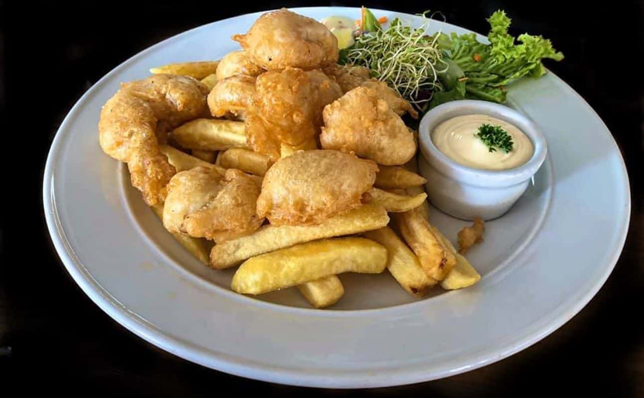 Enjoy Seafood, New Zealand, Vegetarian options, Gluten Free options, Restaurant, Late night, Highchairs available, Table service, Wheelchair accessible, Street parking, Indoor & outdoor seating, $$$, Groups, Kids, Families, Date night and Views cuisine at Anchor Restaurant & Bar in Nelson, Nelson & Tasman District