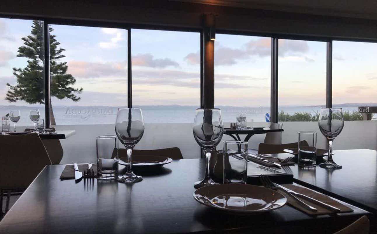 Enjoy Seafood and New Zealand cuisine at The Barracuda Restaurant and Cafe in Eastern Beach, Auckland