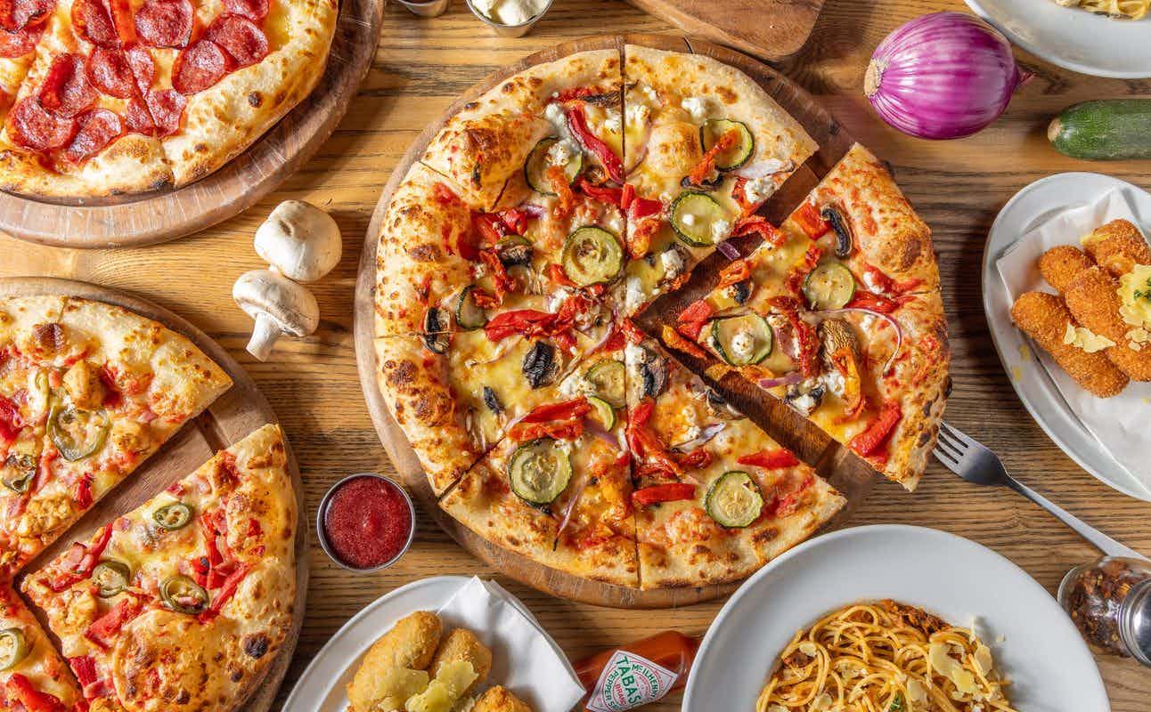 Enjoy Pizza, Gluten Free Options, Vegan Options, Vegetarian options, Late night, Bars & Pubs, Diner, Table service, $$, Bar Scene, Groups and Live music cuisine at The London in Queenstown Town Centre, Queenstown