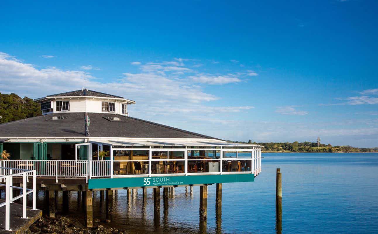 Enjoy Seafood cuisine at 35 Degrees South in Paihia, Bay of Islands