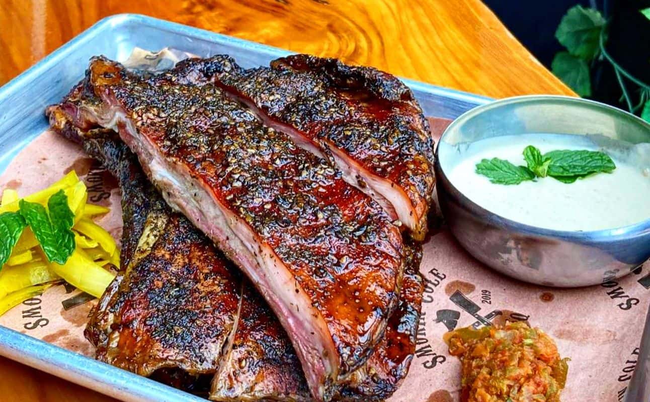 Enjoy Grill & barbeque, Vegetarian options, Bars & pubs, Indoor & outdoor seating, Table service, $$$, Groups and Families cuisine at Smokin Cole BBQ in Grey Lynn, Auckland