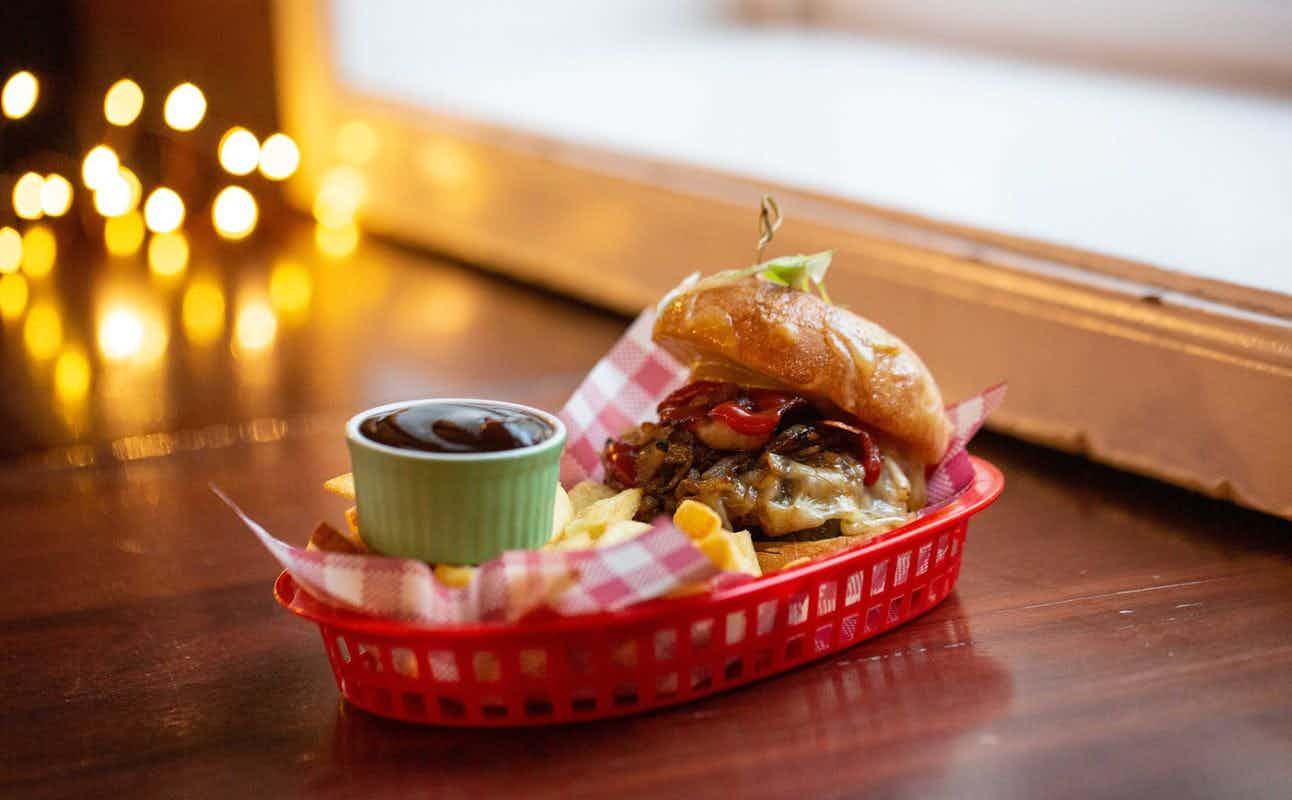 Enjoy Burgers, Pub Food and Small Plates cuisine at Blend Bar in City Centre, Wellington