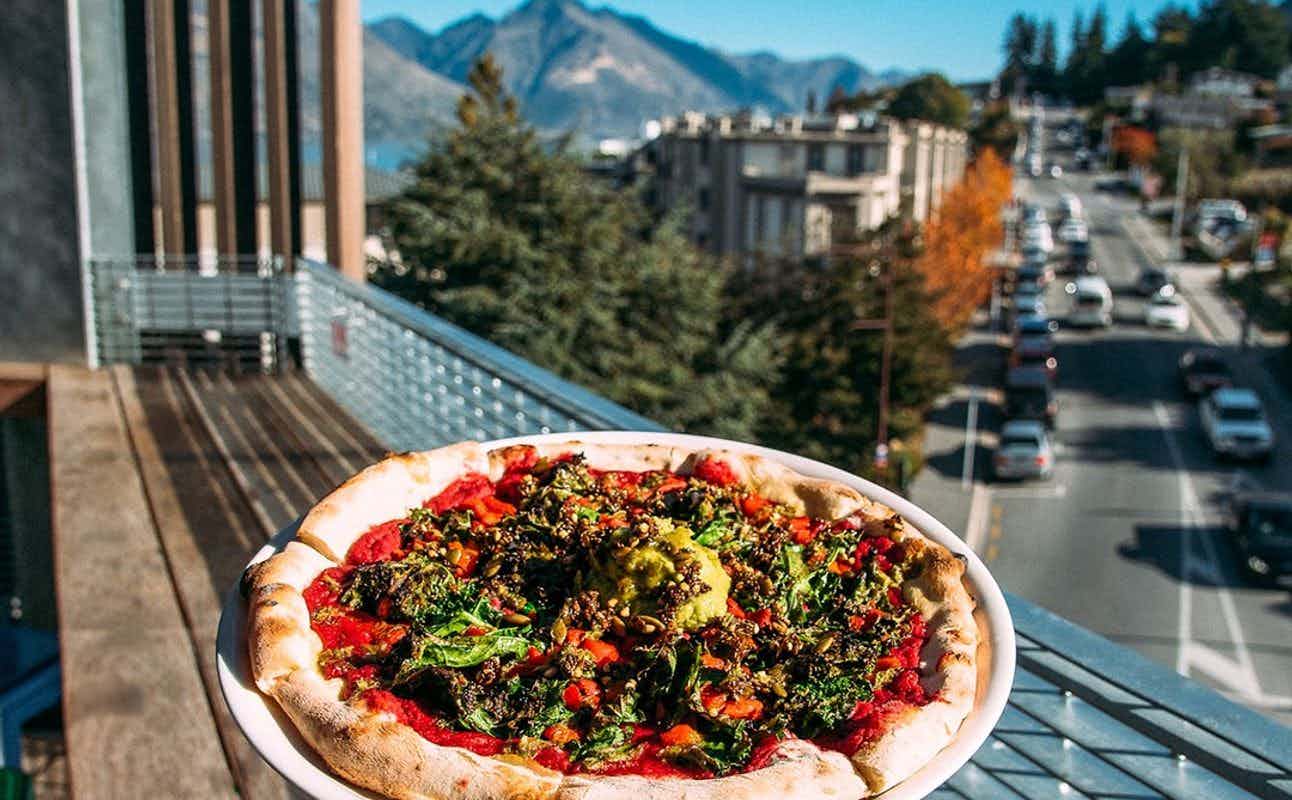 Enjoy Pizza, Pub Food, Vegetarian options, Restaurant, Table service, $$, Families and Views cuisine at Miss Lucy's Queenstown in Queenstown CBD, Queenstown