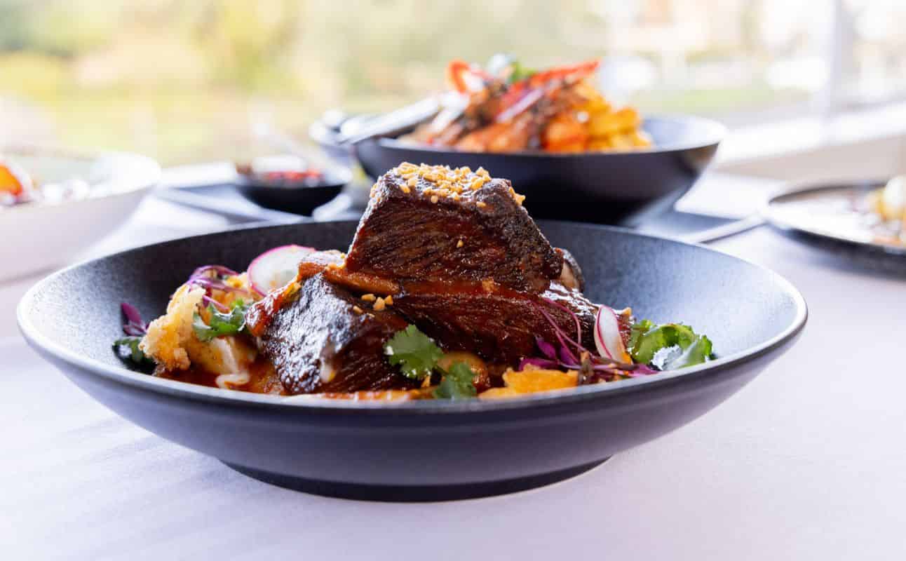 Enjoy New Zealand, Dairy Free Options, Gluten Free Options, Vegan Options, Vegetarian options, Hotel Restaurant, Free Wifi, Wheelchair accessible, $$$$, Families, Groups and Views cuisine at The Garden View Restaurant & Bar in Parnell, Auckland