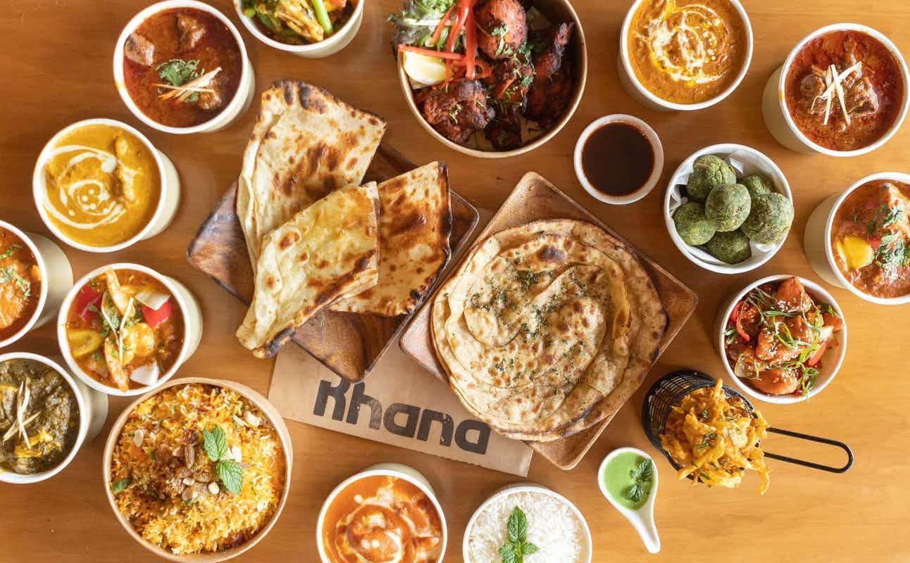 Enjoy Indian, Dairy Free Options, Gluten Free Options, Vegan Options, Vegetarian options, Restaurant, Table service, $$, Families and Groups cuisine at Khana Indian Cuisine Meadowbank in Meadowbank, Auckland