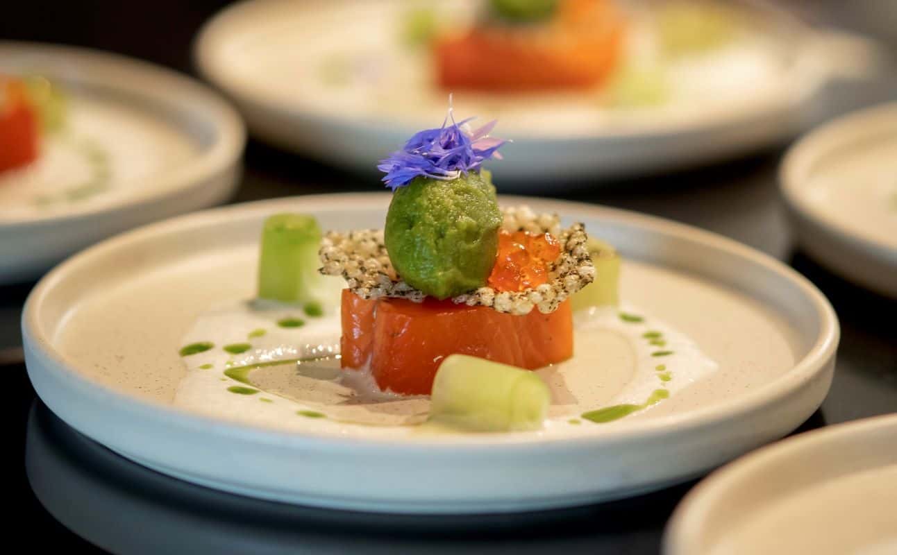 Enjoy Fine dining, New Zealand, Gluten Free options, Vegetarian options, Hotel restaurant, Free onsite parking, Wheelchair accessible, Table service, Free wifi, $$$$, Date night, Special occasion, Local cuisine and Views cuisine at True South Dining Room in Queenstown CBD, Queenstown