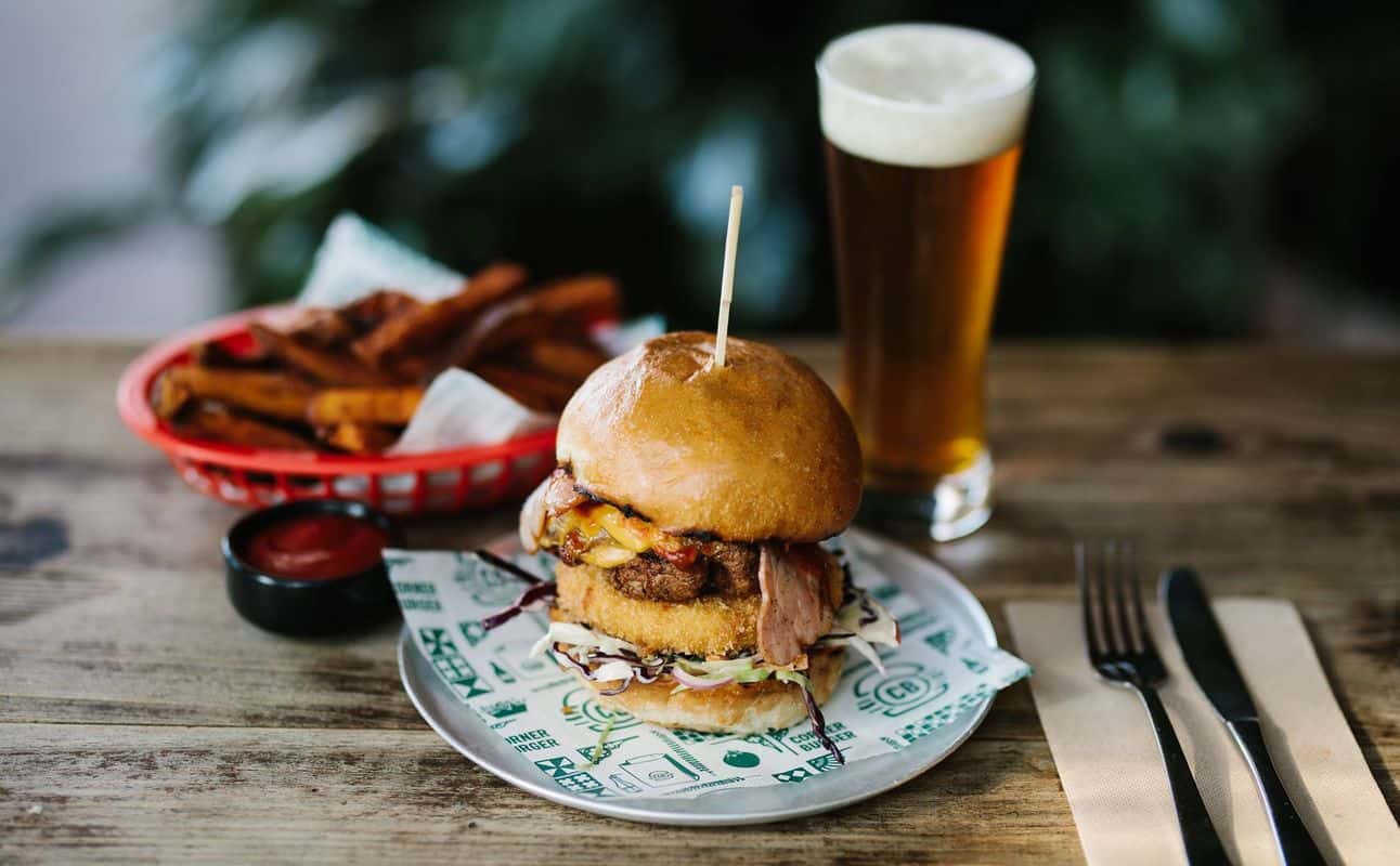 Enjoy Burgers cuisine at Corner Burger - Mt Eden in Mount Eden, Auckland