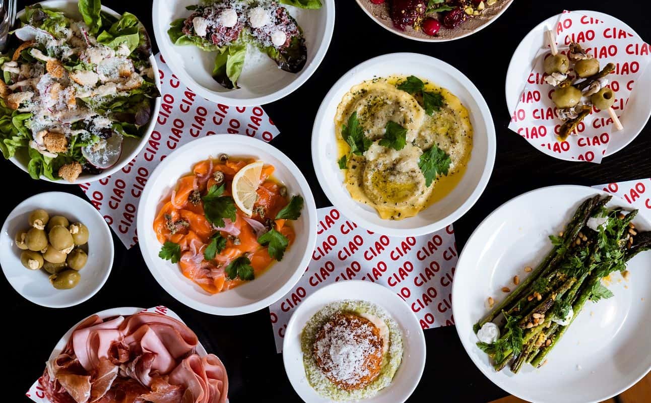 Enjoy Small plates, European, Vegetarian options, Dairy free options, Gluten Free options, Restaurant, Cocktail bar, Wine bar, Dog friendly, Non-smoking, Free wifi, Street parking, Table service, $$$, Groups, Date night, Business meetings, Hidden gems, Wine bar, Bar scene, Local cuisine and Special occasion cuisine at Ciao in Christchurch Central, Christchurch