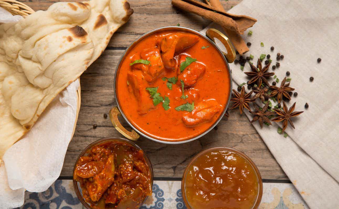 Enjoy Indian, Vegetarian options, Vegan Options, Gluten Free Options, Restaurant, Indoor & Outdoor Seating, Wheelchair accessible, Highchairs available, Private Dining, $$$ and Families cuisine at Coriander's Rolleston in Rolleston, Christchurch