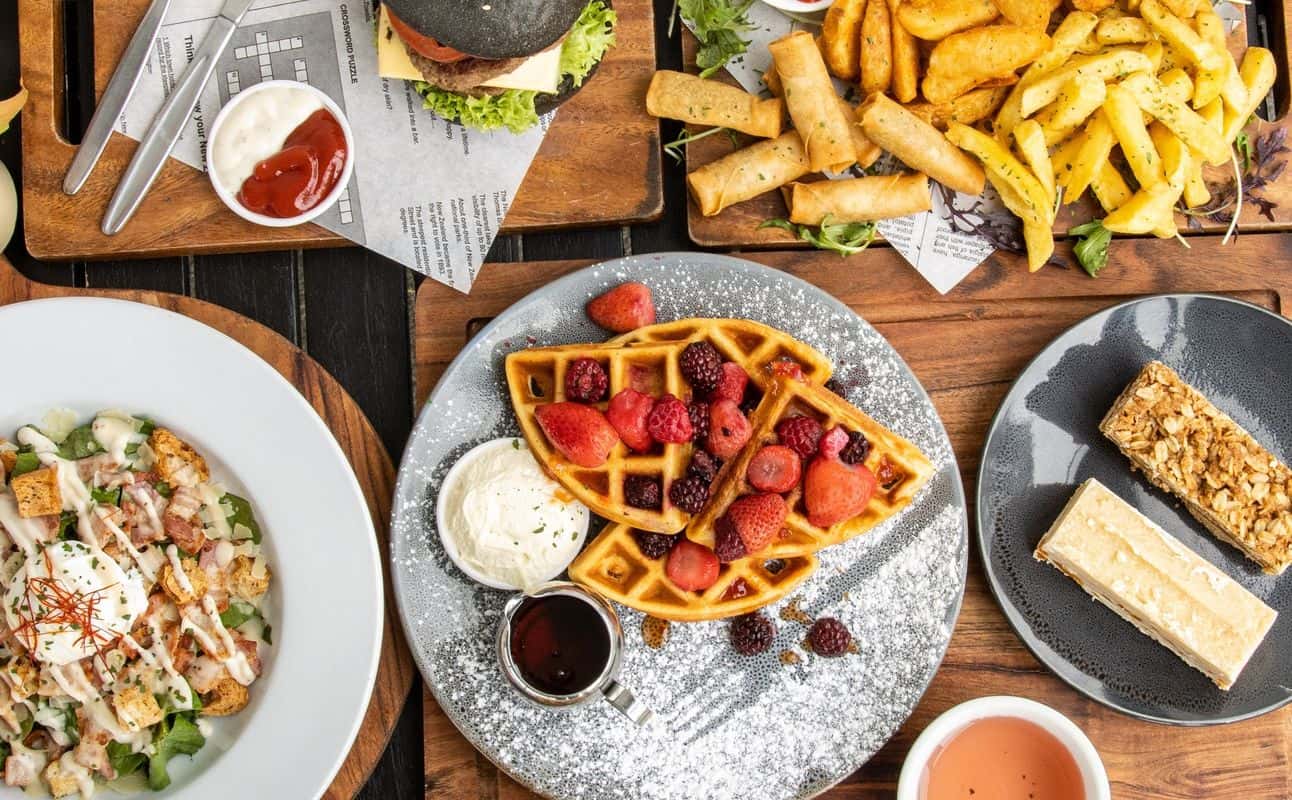 Enjoy Brunch, Cafe, Gluten Free options, Vegan options, Vegetarian options, Dairy free options, Cafe, Free onsite parking, Free wifi, Highchairs available, Table service, Wheelchair accessible, Street parking, $$, Groups, Families and Kids cuisine at Castle Rock Cafe in Heathcote Valley, Christchurch