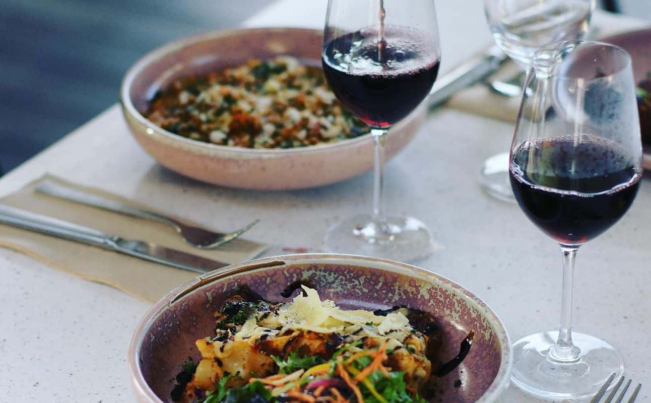 Enjoy Mediterranean, European, Gluten Free options, Vegan options, Vegetarian options, Cafe, Gastropub, Indoor & outdoor seating, Table service, $$$, Families, Groups, Date night and Business meetings cuisine at 11th Avenue by Frank's in Lower Shotover, Queenstown