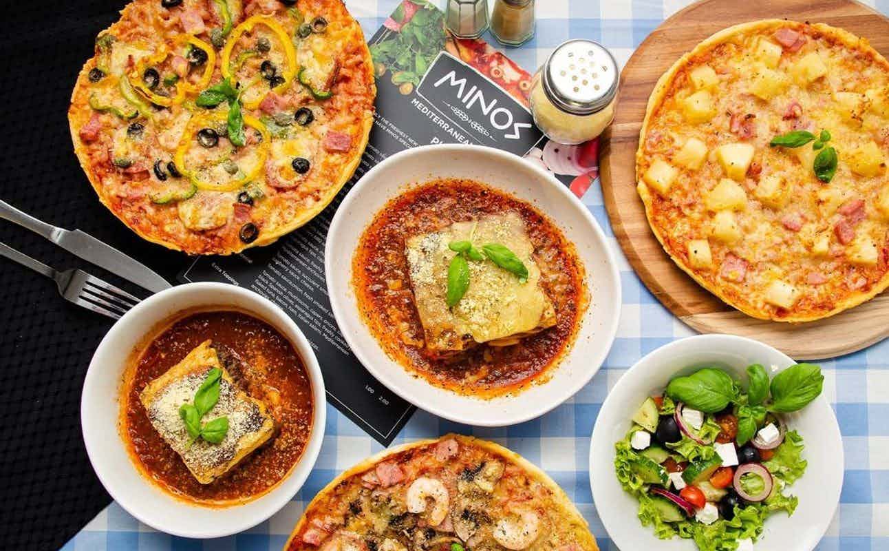 Enjoy Italian, Mediterranean and Pizza cuisine at Minos Pizza in Howick, Auckland