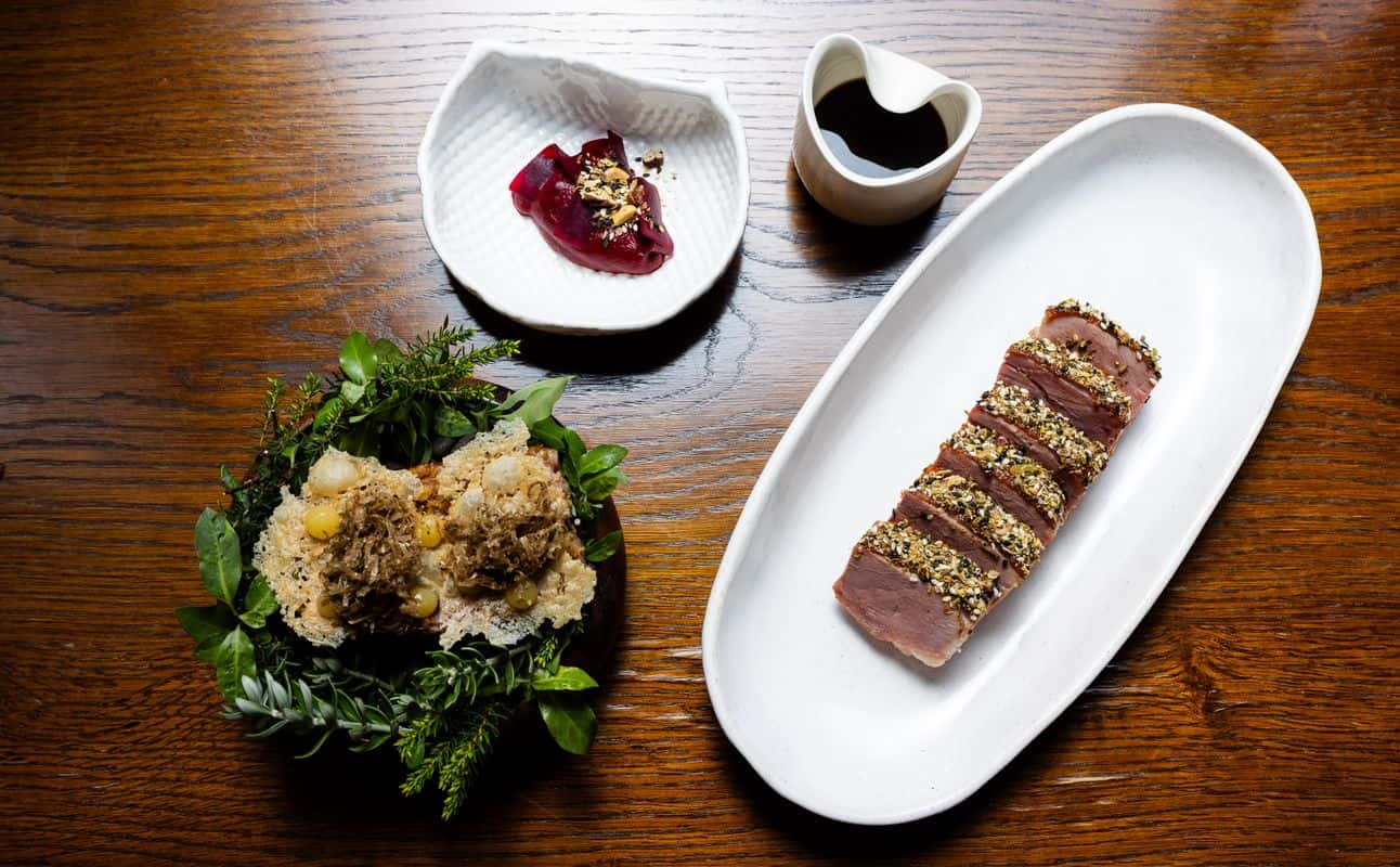 Enjoy European, New Zealand, Fine dining, Vegan options, Vegetarian options, Gluten Free options, Restaurant, Table service, Wheelchair accessible, Private dining, $$$$, Special occasion, Date night, Groups and Local cuisine cuisine at INATI - To Share in Christchurch Central, Christchurch