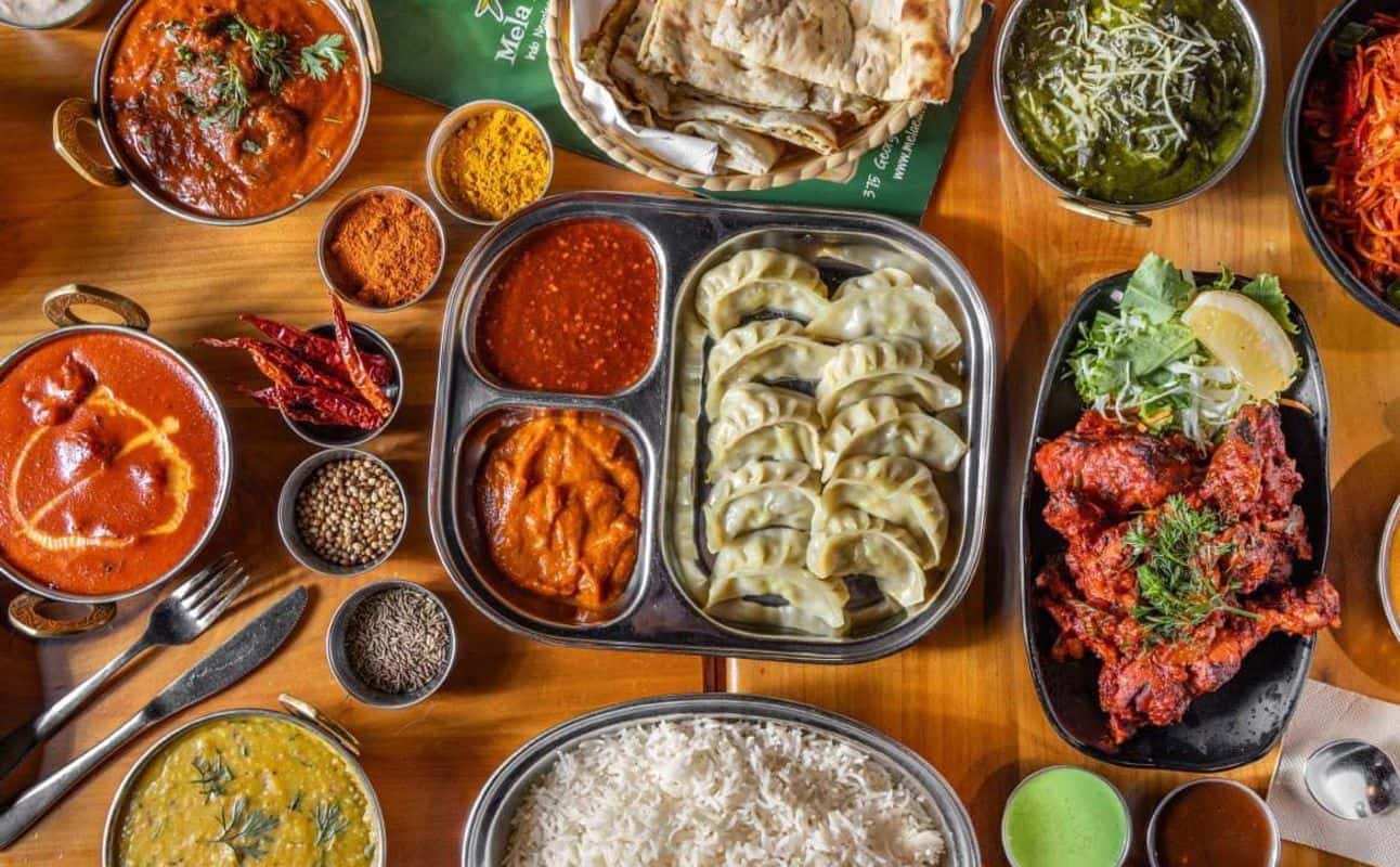 Enjoy Fusion, Nepalese, Indian, Vegetarian options, Restaurant, Child friendly, Wheelchair accessible, $$, Groups, Families and Date night cuisine at Mela Eatery George Street in Dunedin Central, Otago