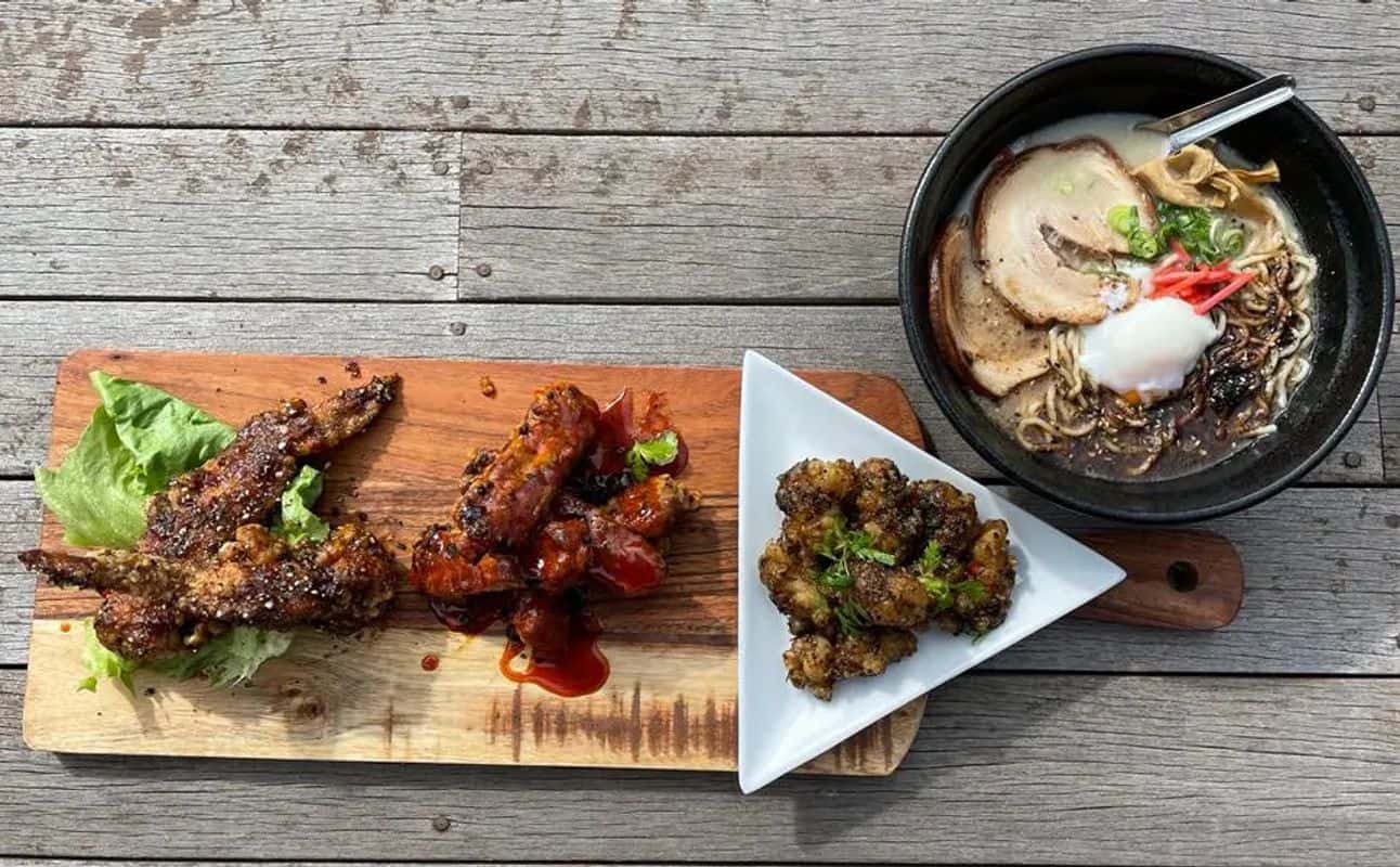 Enjoy Japanese, Asian, Vegetarian options, Restaurant, Indoor & outdoor seating, Wheelchair accessible, Dog friendly, $$$, Families and Groups cuisine at Restaurant Sasa in Blenheim, Marlborough