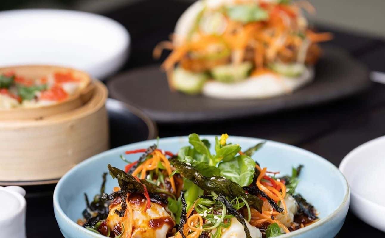 Enjoy Fusion, Hong Kong, Asian, Dairy free options, Gluten Free options, Vegetarian options, Vegan options, Restaurant, Cocktail bar, Bars & pubs, Table service, Highchairs available, Indoor & outdoor seating, Free wifi, $$$, Families, Groups, Date night, Live music, Bar scene, Special occasion and Wine bar cuisine at Zodiac Bar in Christchurch Central, Christchurch