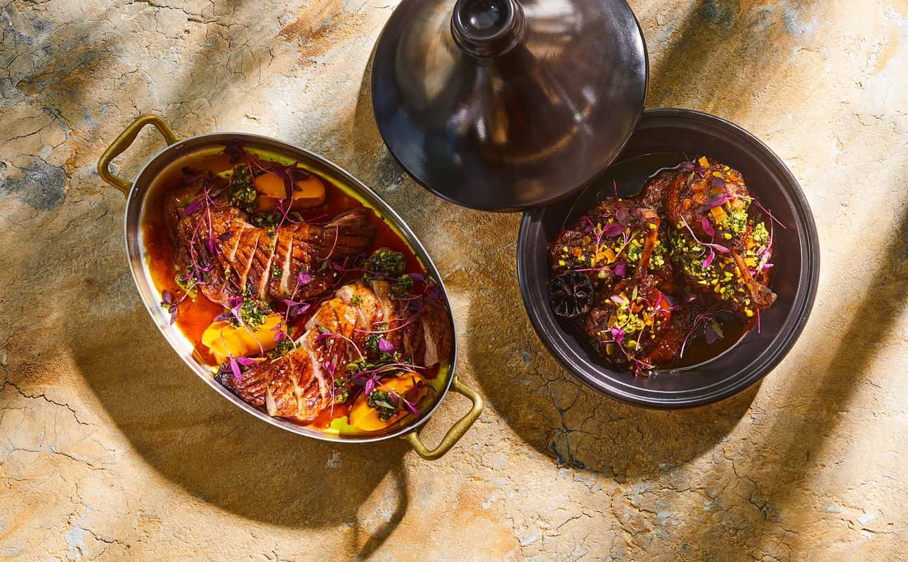 Enjoy Middle Eastern, Mediterranean, Restaurant, Table service, $$$$, Groups, Families, Business meetings, Date night, Special occasion, Views and All patrons under 18 must be accompanied by a parent or legal guardian. cuisine at Advieh by Gareth Stewart in Auckland City Centre, Auckland