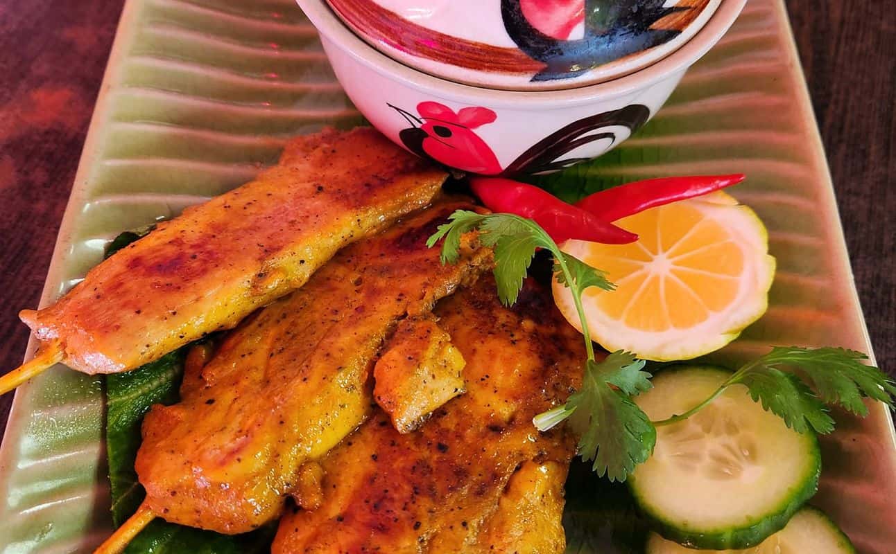 Enjoy Thai, Cambodian, Vegan options, Restaurant, Highchairs available, $$, Families, Groups and Date night cuisine at Mekong Restaurant - Summerhill in Fitzherbert, Manawatu